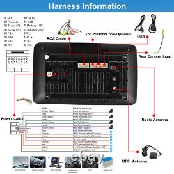 Autoradio GPS WiFi DVR 2Din 10,1 pouces Android 13 Unité principale Audio 64 Go