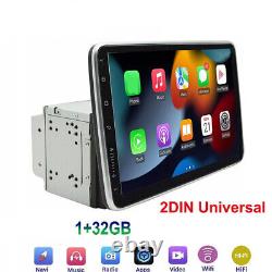 Autoradio GPS Wifi 10.1'' Rotatif Double 2Din Apple Carplay Android 13