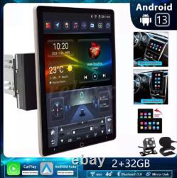 Autoradio GPS Wifi 2Din Rotatif Double 10,1'' Apple Carplay Android 13