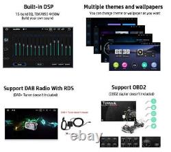 Autoradio GPS Wifi Android 10,1'' Écran Rotatif 32G Double 2DIN Carplay