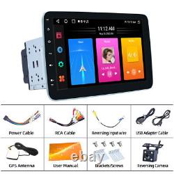 Autoradio GPS Wifi Carplay Android 13 4+64GB Rotatif Double 2DIN 10.1''