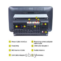 Autoradio GPS Wifi Carplay Android 13 4+64GB Rotatif Double 2DIN 10.1''