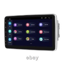 Autoradio GPS double 2DIN Android 12 avec écran tactile rotatif Carplay 10.1 pouces