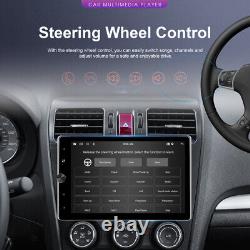 Autoradio GPS double DIN 2DIN rotatif 10,4 pouces Android 13 avec écran tactile et caméra