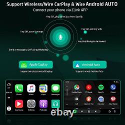 Autoradio GPS stéréo pour voiture Apple CarPlay Android 11 Double 2DIN rotatif 10,1'' 2+32G