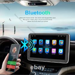Autoradio GPS stéréo pour voiture Apple CarPlay Android 11 Double 2DIN rotatif 10,1'' 2+32G