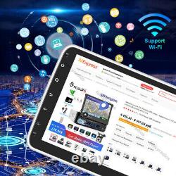 Autoradio GPS stéréo pour voiture Apple CarPlay Android 11 Double 2DIN rotatif 10,1'' 2+32G