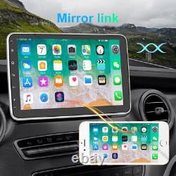 Autoradio GPS stéréo pour voiture Apple CarPlay Android 11 Double 2DIN rotatif 10,1'' 2+32G