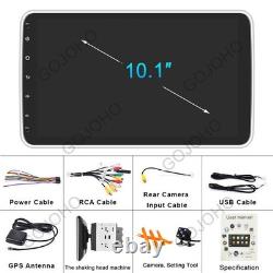 Autoradio Rotatif 10.1 Android 13 Double 2DIN Écran Tactile GPS Carplay