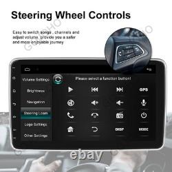 Autoradio Rotatif 10.1 Android 13 Double 2DIN Écran Tactile GPS Carplay