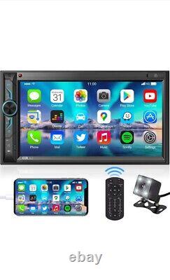 Autoradio à double DIN avec Bluetooth Récepteur multimédia de voiture HD de 7 pouces