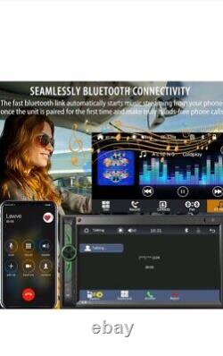 Autoradio à double DIN avec Bluetooth Récepteur multimédia de voiture HD de 7 pouces