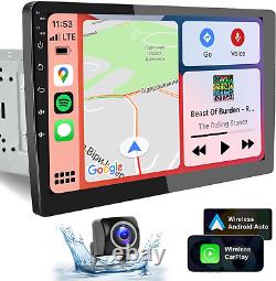 Autoradio à écran tactile Double Din détachable flottant QLED de 10 pouces