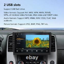 Autoradio de voiture 10.1 pouces Double 2DIN avec CAM+DVR+OBD Android 10 8-Core GPS Head Unit CarPlay