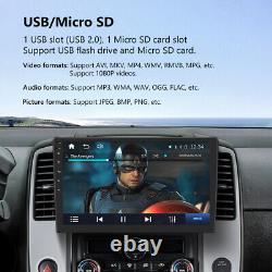 Autoradio de voiture 10.1 pouces Double 2DIN avec CAM+DVR+OBD Android 10 8-Core GPS Head Unit CarPlay