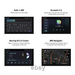 Autoradio de voiture 2DIN 8-Core 7 Double sans fil CarPlay et Android Auto Radio GPS WiFi