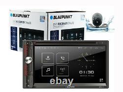 Autoradio de voiture Blaupunkt 2 Din 6.9 HD Mp5 avec écran tactile Mirror Link DVD + Caméra