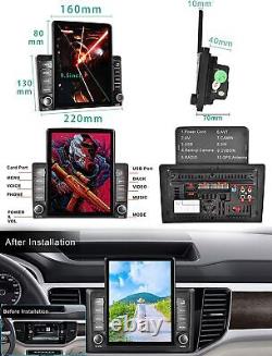 Autoradio de voiture Double Din de 9,5 pouces avec Apple Carplay Radio Radio vertical de voiture