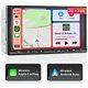Autoradio De Voiture Double Din Sans Fil Avec Apple Carplay Android Auto, écran Tactile Android 7 Pouces