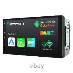 Autoradio de voiture Q04SE Android 8-Core 2 Go de RAM Double Din 7 avec GPS, navigation, CarPlay et DSP
