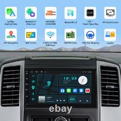 Autoradio de voiture à double DIN avec CAM+DVR+OBD+7, CarPlay, Android Auto, lecteur audio et radio, sans DVD