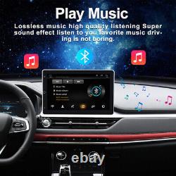Autoradio double 2DIN rotatif 10,1 pouces Android 12 avec écran tactile, GPS, Wifi et Carplay pour voiture.