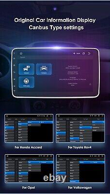 Autoradio double 2Din CarPlay 10.1 Android12 6+64G GPS NAV Stéréo Octa-Core DSP