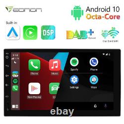 Autoradio double 2Din avec Android Auto Apple Car Play BT, écran tactile 7 pouces et WiFi
