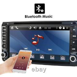 Autoradio double DIN 2Din 7 pouces avec GPS, lecteur CD DVD, radio Bluetooth et caméra de recul
