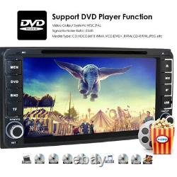 Autoradio double DIN 2Din 7 pouces avec GPS, lecteur CD DVD, radio Bluetooth et caméra de recul