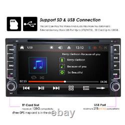 Autoradio double DIN 2Din 7 pouces avec GPS, lecteur CD DVD, radio Bluetooth et caméra de recul