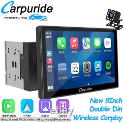 Autoradio double DIN Carpuride NEW YT09S avec Apple Carplay sans fil et Android Auto