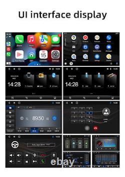 Autoradio double DIN avec Bluetooth, Carplay, Android, DVD, FM, USB, AUX et lecteur MP5