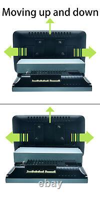 Autoradio double DIN rotatif de 10 pouces avec lecteur radio Android Wifi GPS écran tactile
