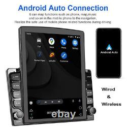 Autoradio double DIN sans fil avec Apple CarPlay, GPS, navigation, radio FM et Wifi pour voiture Android 12.0