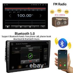 Autoradio double Din avec Apple Carplay, Android, GPS, Wifi, écran tactile et lecteur MP5.