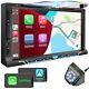 Autoradio Double Din Avec Lecteur Cd/dvd Carplay/android Auto 7 Unité De Radio De Voiture