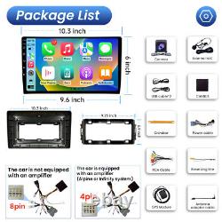 Autoradio pour Jeep Wrangler 2007-2018 Double Din Voiture Stéréo Apple Carplay GPS FM