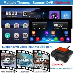 Autoradio simple DIN rotatif 10.1'' Android 13 écran tactile Radio GPS Wifi
