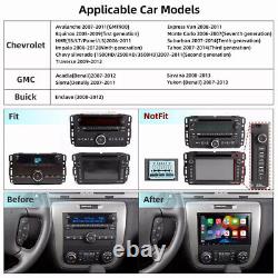 Autoradio stéréo GPS BT Android13 Double Din Carplay pour Chevy Equinox 2005-2009