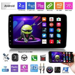 Autoradio stéréo de voiture Android 12 tactile 10,1 pouces rotatif GPS Wifi Double 2DIN