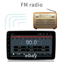 Autoradio stéréo de voiture Android 12 tactile 10,1 pouces rotatif GPS Wifi Double 2DIN