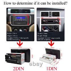 Autoradio stéréo de voiture Double 2 DIN Carplay Android 10'' avec unité de tête GPS WIFI rotative