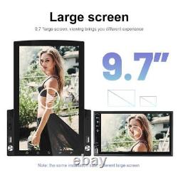 Autoradio stéréo de voiture Double 2 Din Bluetooth FM Écran tactile Lecteur MP5 Mirror Link