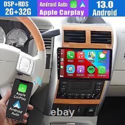 Autoradio stéréo de voiture Double Din Carplay GPS MP5 Player pour Chrysler Aspen 2007-2009