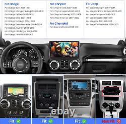 Autoradio stéréo de voiture Double Din Carplay GPS MP5 Player pour Chrysler Aspen 2007-2009