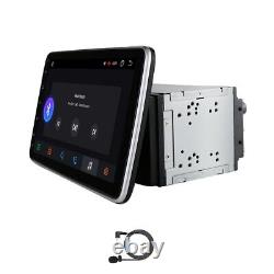 Autoradio stéréo de voiture QLED rotatif Android 12 de 10,1 pouces avec GPS Wifi Double 2 DIN 8+128Go