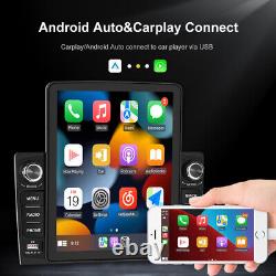 Autoradio stéréo de voiture à double DIN avec écran tactile, lecteur MP5, Bluetooth, Carplay, Mirror Link 9.5 pouces
