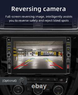 Autoradio stéréo de voiture à écran tactile Android 12 Double DIN 9 pouces avec GPS et caméra