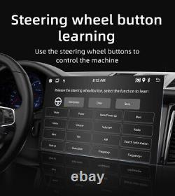 Autoradio stéréo de voiture à écran tactile Android 12 Double DIN 9 pouces avec GPS et caméra